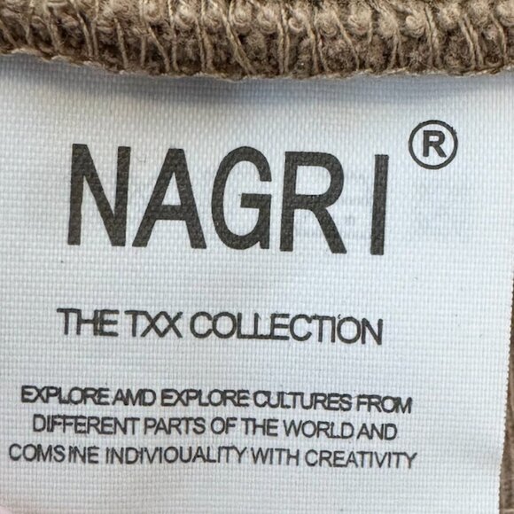 Nagri  Lucky Me I See Ghosts Sweatshirt Brown Camp Flog Gnaw Graphic Mens XL - Picture 7 of 9